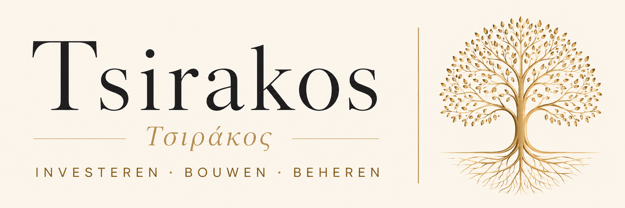 Tsirakos — Investeren · Bouwen · Beheren